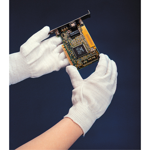 Sure Knit 13 Cut Low Lint Gloves, Nylon, Knit Wrist Cuff, Small NRZ Safety Inc.