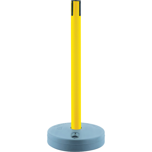 Tensabarrier ext&eacute;rieur - poteaux r&eacute;cepteurs, Hauteur de 37", Jaune NRZ Safety Inc.