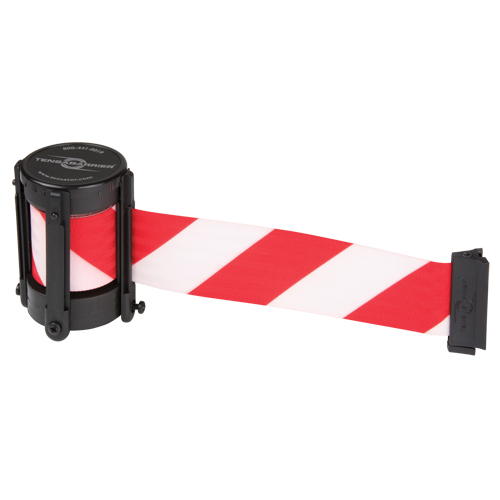 Cassettes de rechange pour Tensabarrier pour l'ext&eacute;rieur, Advance ou StowAway, 13', Ruban Blanc NRZ Safety Inc.