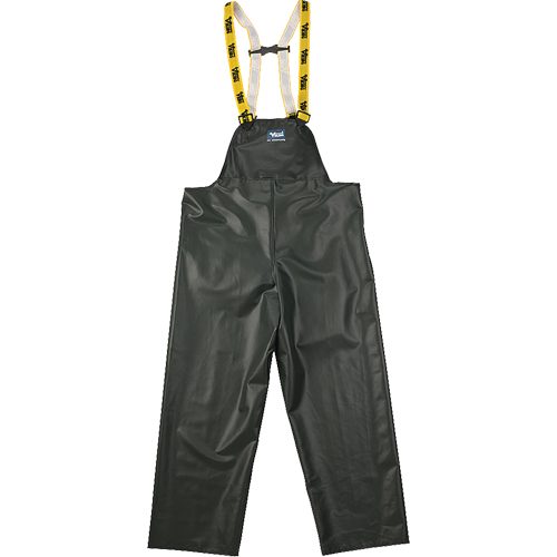 Journeyman Chemical Resistant Rain Bib Pants, Medium, Green, Polyester/PVC NRZ Safety Inc.