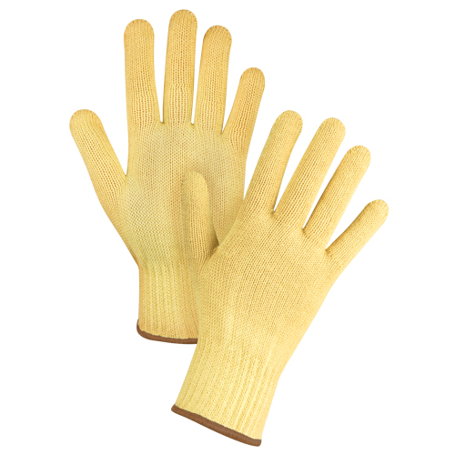 Gants tricot&eacute;s sans couture, Taille Grand/9, Calibre 7, Enveloppe en Kevlar, ASTM ANSI niveau A2/EN 388 niveau 3 NRZ Safety Inc.
