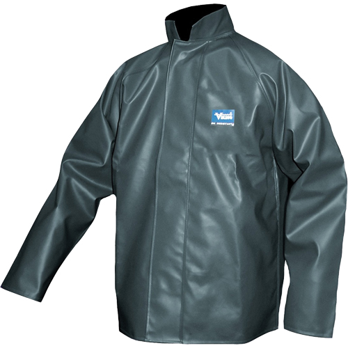 Manteau de pluie Journeyman r&eacute;sistant aux produits chimiques, Polyester, 3T-Grand, Vert NRZ Safety Inc.