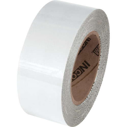 Tuff Mark&reg; Floor Marking Tape, 4" x 100', Polyester, White NRZ Safety Inc.