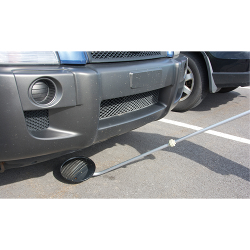 Miroir d'inspection, 8,5" dia, Ronde, Poign&eacute;e 47" NRZ Safety Inc.