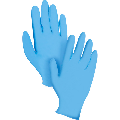 KeepKleen&reg; Disposable Gloves, X-Large, Nitrile, 8-mil, Powder-Free, Blue NRZ Safety Inc.
