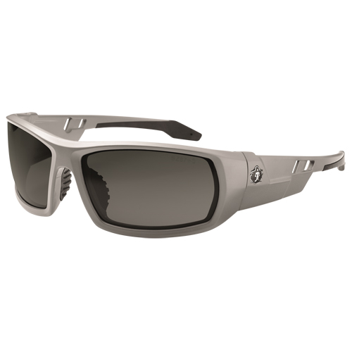 Lunettes de s&eacute;curit&eacute; Skullerz Odin, Lentille Grise/fum&eacute;e, Antibu&eacute;e/Anti-&eacute;gratignures, ANSI Z87+/R&eacute;pond ou surpasse la norme CSA Z94.3 NRZ Safety Inc.