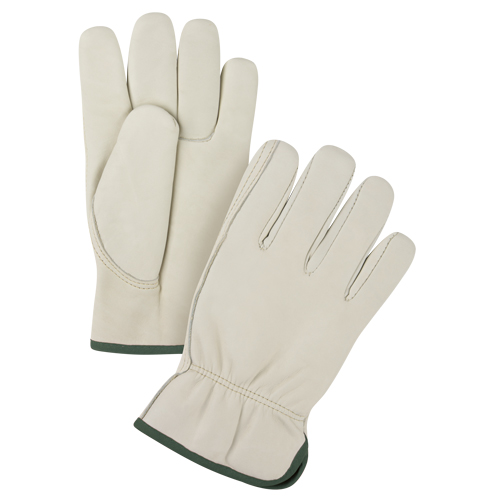 Gants de conducteur doubl&eacute;s pour l'hiver de premi&egrave;re qualit&eacute;, Moyen, Paume en Cuir fleur de vache, Molleton NRZ Safety Inc.
