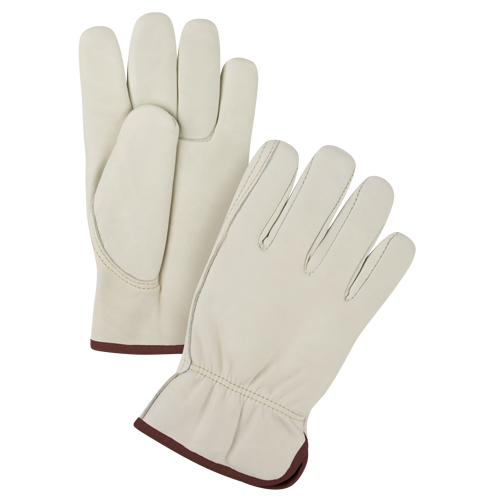 Premium Driver's Gloves, Large, Grain Cowhide Palm NRZ Safety Inc.