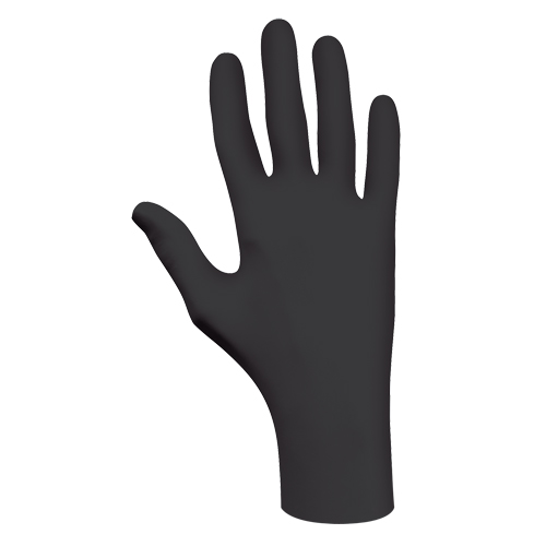 6112PF Biodegradable Gloves, X-Small, Nitrile, 4-mil, Powder-Free, Black NRZ Safety Inc.