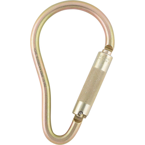 Dynamic Alloy Steel Auto-twist Lock Carabiner, Temporary Use NRZ Safety Inc.