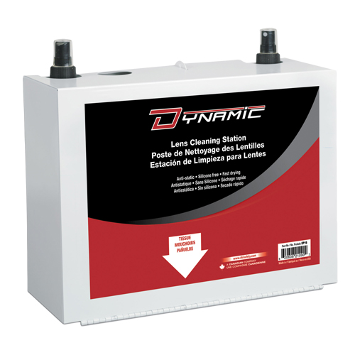 Dynamic Lens Cleaning Station, Metal, 8" L x 5" D x 6" H NRZ Safety Inc.