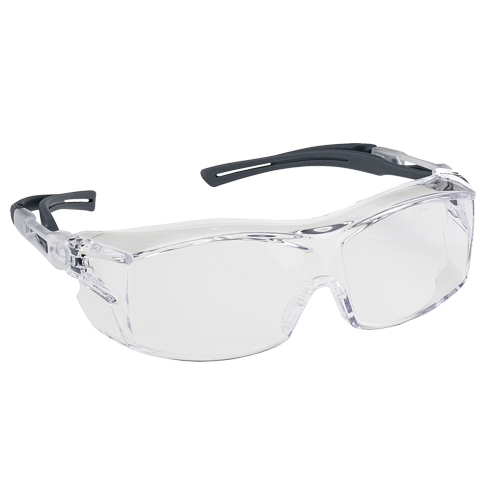 Lunettes de s&eacute;curit&eacute; s&eacute;rie Extra OTG Dynamic, Lentille Transparent, Antibu&eacute;e/Anti-&eacute;gratignures, ANSI Z87+/R&eacute;pond ou surpasse la norme CSA Z94.3 NRZ Safety Inc.