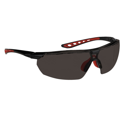 Lunettes de s&eacute;curit&eacute; s&eacute;rie Falcon Dynamic, Lentille Fum&eacute;e, Antibu&eacute;e, ANSI Z87+/R&eacute;pond ou surpasse la norme CSA Z94.3 NRZ Safety Inc.