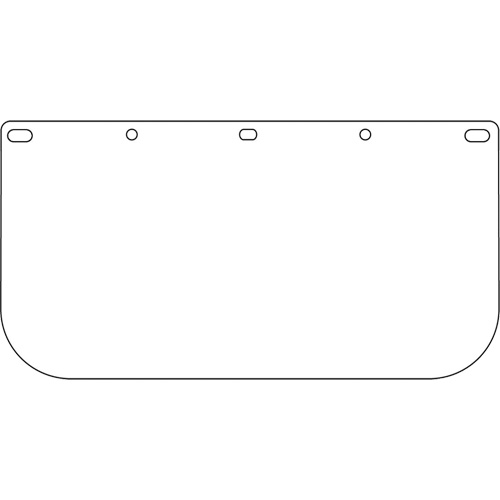 Visi&egrave;re pour &eacute;cran facial Dynamic, PETG, Teinte Transparent NRZ Safety Inc.