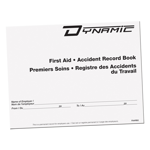 Livret pour rapport d'accident Dynamic NRZ Safety Inc.