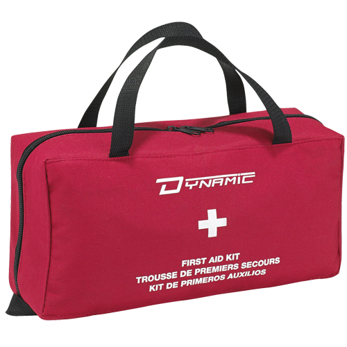 Trousse de premiers soins de luxe pour la maison Dynamic, Dispositif m&eacute;dical Classe 1, Sac en nylon NRZ Safety Inc.