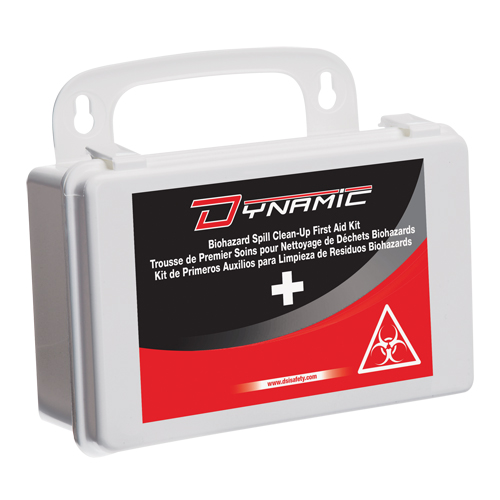 Trousse de conformit&eacute; de pr&eacute;caution compl&egrave;te EASY Dynamic, Dispositif m&eacute;dical Classe 1, Boîte en plastique NRZ Safety Inc.