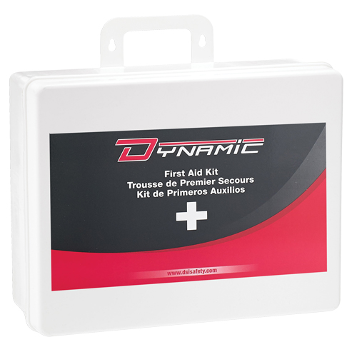 Trousse de premiers soins Ontario Dynamic, Dispositif m&eacute;dical Classe 2, Boîte en plastique NRZ Safety Inc.