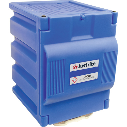 Armoire de comptoir en poly&eacute;thyl&egrave;ne pour l'acide, 2 gal., 14,25" x 19,75" x 17,125" NRZ Safety Inc.