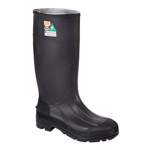 Bottes de s&eacute;curit&eacute; PRM II, PVC, Embout Acier, Pointure 7, Semelle R&eacute;sistant aux perforations NRZ Safety Inc.