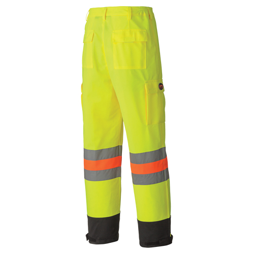 6009 Pantalon de s&eacute;curit&eacute; routi&egrave;re respirant, Polyester, T-petit, Jaune lime haute visibilit&eacute; NRZ Safety Inc.