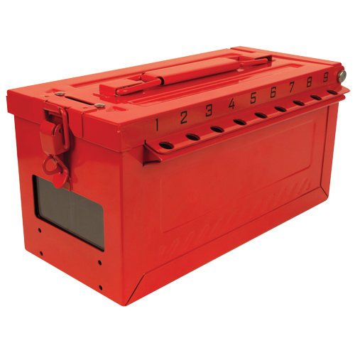 Small Group Lock Box, Red NRZ Safety Inc.