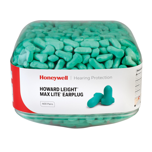 Howard Leight Maximum Lite Earplugs, Bulk - Canister NRZ Safety Inc.