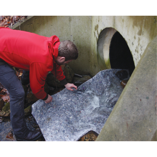 Tapis Husky Spilltration, 32" la x 4' lo, Lourd NRZ Safety Inc.