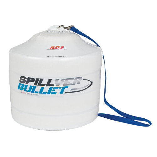 Spillver Bullet Hazmat Boom, Hazmat, 50' L x 5" W, 14 gal. Absorbancy NRZ Safety Inc.