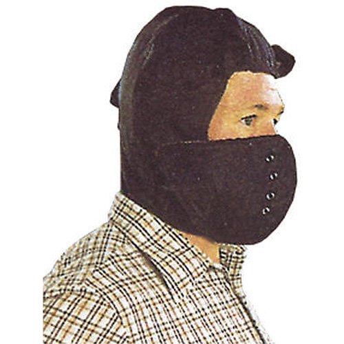 Doublure de casque de s&eacute;curit&eacute; avec masque amovible, Doublure en Coton/Kasha, Taille unique, Noir NRZ Safety Inc.