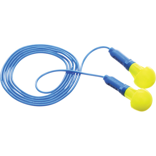 E-A-R Push-Ins Earplugs, Corded, Pair - Polybag, 28/23 dB NRR, One-Size NRZ Safety Inc.