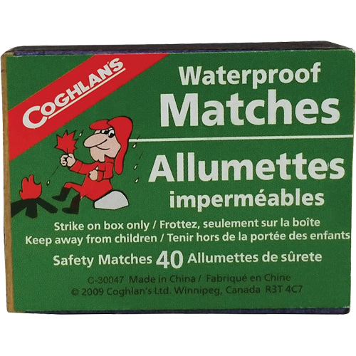 Allumettes imperm&eacute;ables Dynamic NRZ Safety Inc.