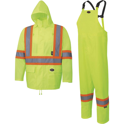 5619 Habit de pluie Oxford 150D, Polyester, 2T-Grand, Jaune lime NRZ Safety Inc.