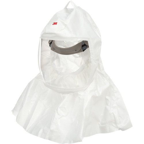 Cagoule Versaflo avec coiffe int&eacute;gr&eacute;e, Grand/Moyen, Coiffe souple, Bavette Simple NRZ Safety Inc.