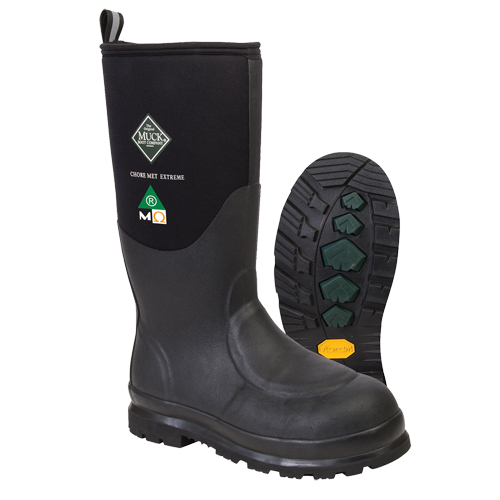 Bottes de travail Chore Met Extreme, Caoutchouc, Pointure 7, Semelle R&eacute;sistant aux perforations NRZ Safety Inc.