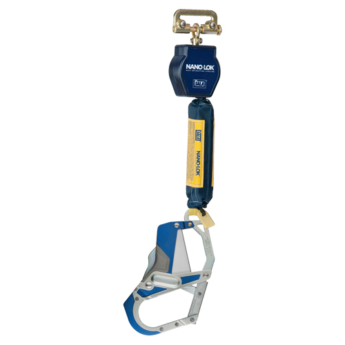 Nano-Lok Self-Retracting Lifeline, 6', Web, Stationary NRZ Safety Inc.