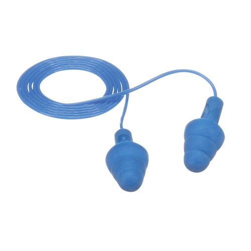 Bouchons d'oreilles d&eacute;tectables E-A-Rsoft UltraFit, Avec cordon, R&eacute;gulier, Vrac - Sac en poly, NRR dB 25 NRZ Safety Inc.