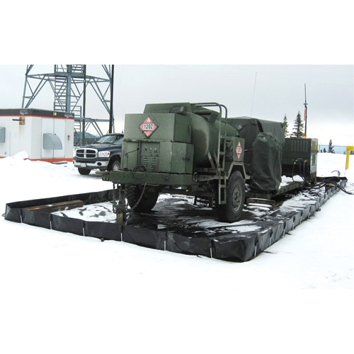 Insta-Berm L-Rod, 748 US gal. Capacity, 10' W x 10' L x 12" H, L-Bracket NRZ Safety Inc.