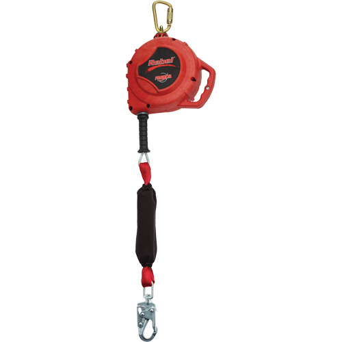 Rebel Self-Retracting Lifeline, 33', Galvanized Steel, Swivel NRZ Safety Inc.