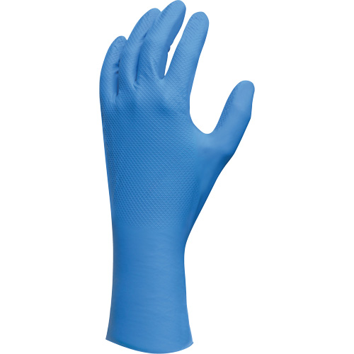 Lightweight Gloves, 7/Small, Nitrile, 9-mil, Powder-Free, Blue NRZ Safety Inc.