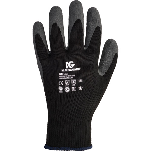KleenGuard G40 Multi-Purpose Gloves, 7/Small, Rubber Latex Coating, 10 Gauge, Polyester/Cotton Shell NRZ Safety Inc.