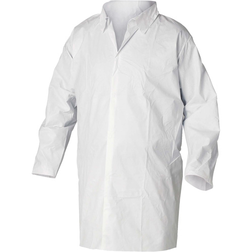 Blouse de laboratoire KleenGuard A20, SMS, Blanc, Grand NRZ Safety Inc.