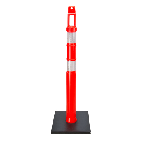 Poteau d&eacute;lin&eacute;ateur de qualit&eacute; sup&eacute;rieure, 42" h, Orange NRZ Safety Inc.