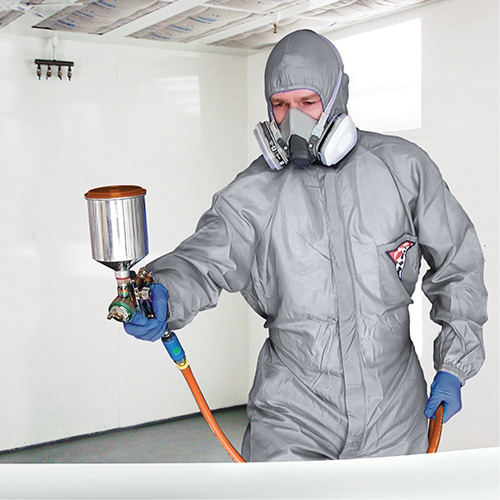 ProPlus Gard Protective Coveralls, Nylon, Medium, Grey NRZ Safety Inc.