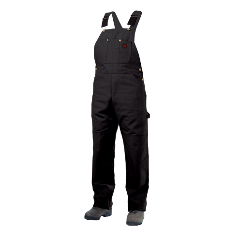 Unlined Duck Overalls, Men's, Large, Black NRZ Safety Inc.