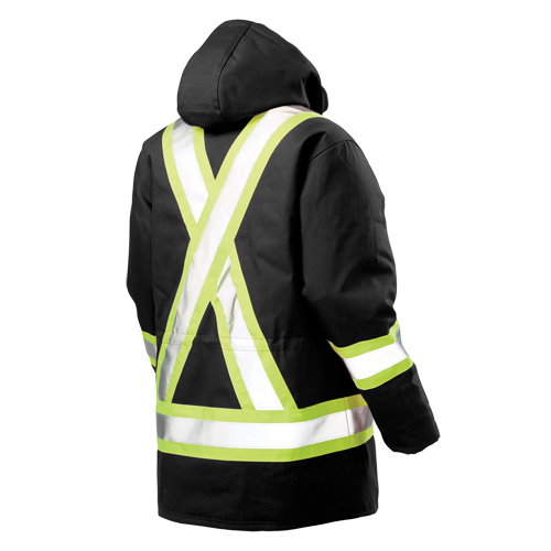 Safety Parka, Black, Large NRZ Safety Inc.