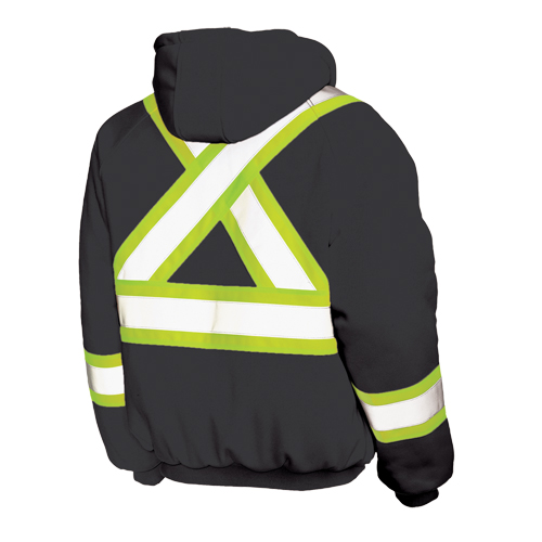 Chandail avec capuchon de s&eacute;curit&eacute;, Polyester, Grand, Noir NRZ Safety Inc.