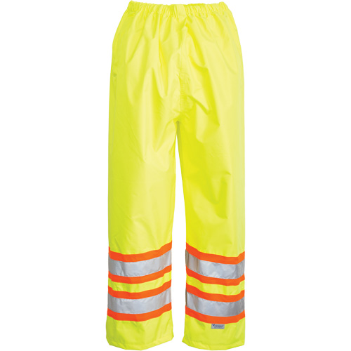 Pantalons avec taille &eacute;lastique Open Road, Polyester, Petit, Jaune lime haute visibilit&eacute; NRZ Safety Inc.