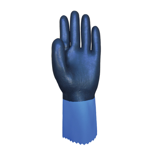 Summitech Full-Dipped Chemical Resistant Gloves, Size Small/7, 11.8" L, Chloroprene, Poly-Cotton Inner Lining, 59-mil NRZ Safety Inc.