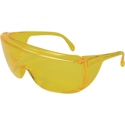 Lunettes de s&eacute;curit&eacute; s&eacute;rie 1400 Veratti Tuff Spec, Lentille Ambr&eacute;e, ANSI Z87+/R&eacute;pond ou surpasse la norme CSA Z94.3 NRZ Safety Inc.